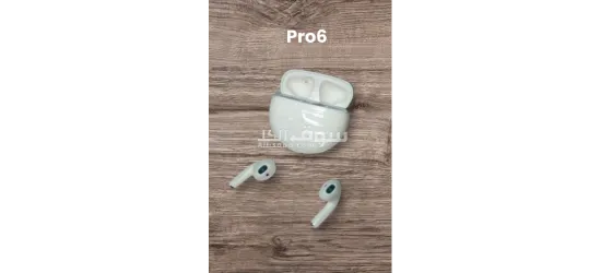 "اكتشف الجودة والصوت النقي مع سماعات بلوتوث PRO6، الراحة والتقنية في تصميم واحد!" - 1