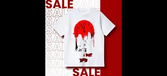 T-shirt بتصميم رائع