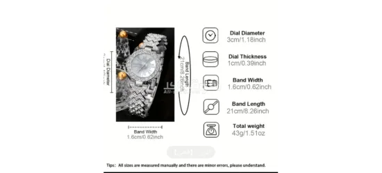 طقم ا****سوارات نسائي شامل باللون الفضي - 4