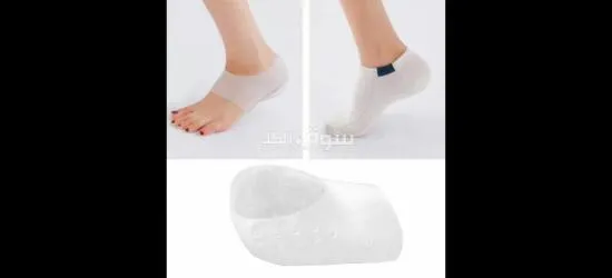 جوارب سيليكون لزيادة الطول، غير مرئية للرجال والنساء